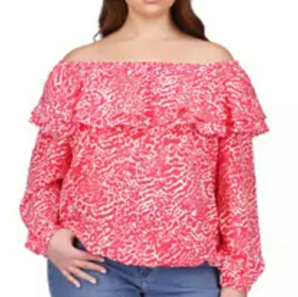 MICHAEL Michael Kors Plus Size off shoulder